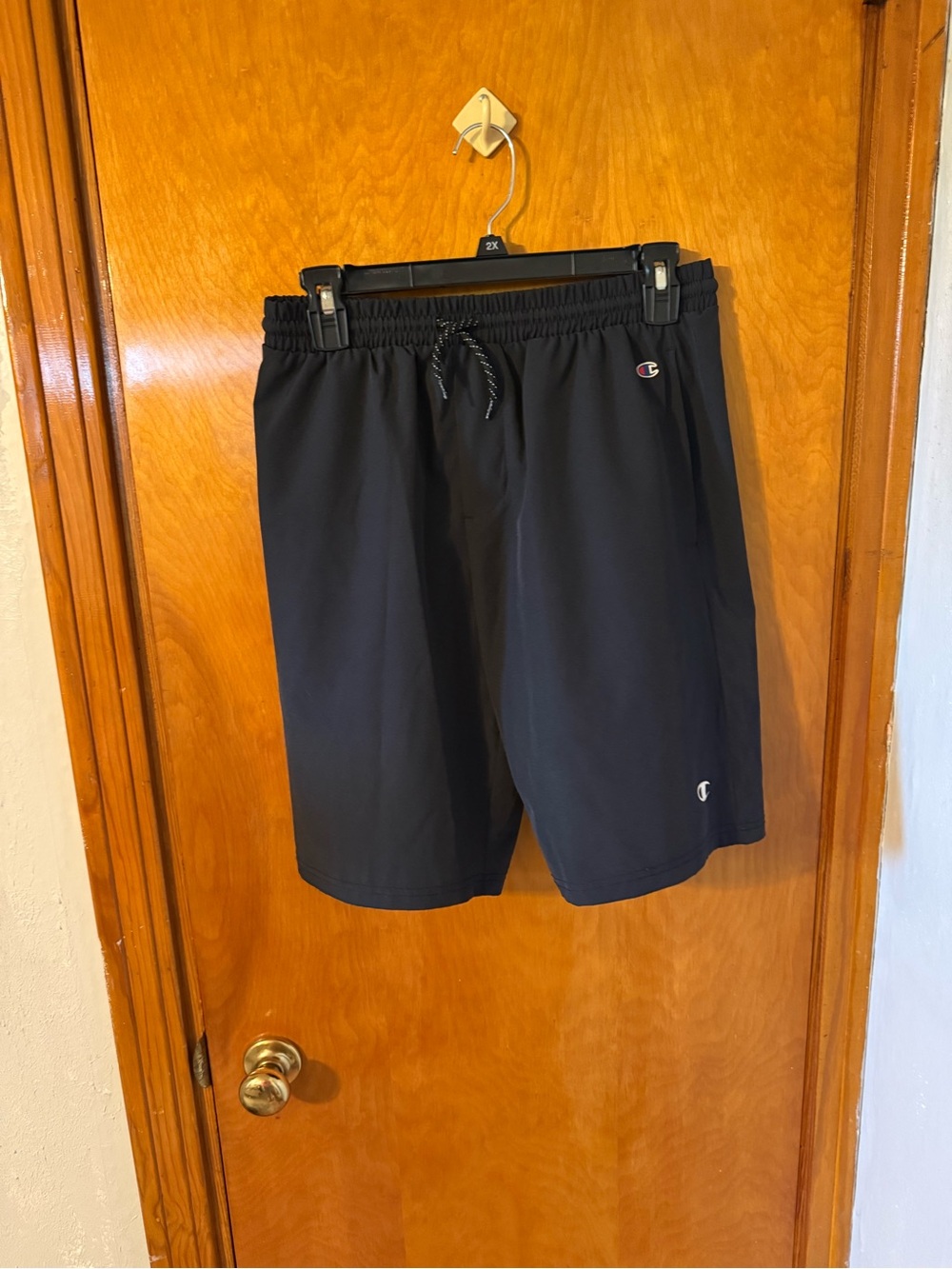 Champion Black Performance Drawstring Shorts